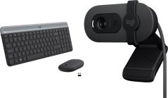 Logitech MK470 Slim (920-009204) + Brio 100 (960-001585)