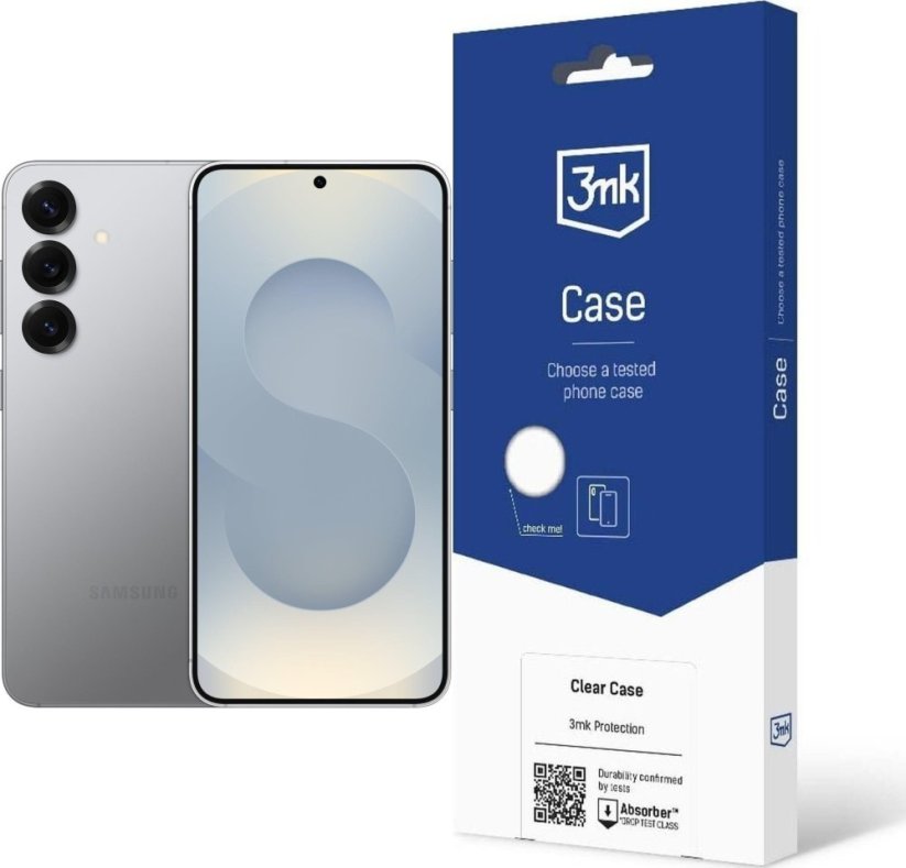 Samsung Galaxy S25 5G 12/128GB Silver (SM-S931BZS) + Etui Clear Case