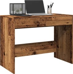 vidaXL Biurko, stare drevo, 101x50x76,5 cm, materiał drevopochodny
