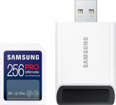 Samsung Pro Ultimate SDXC 256 GB UHS-I U3 V30 (MB-SY256SB/WW)