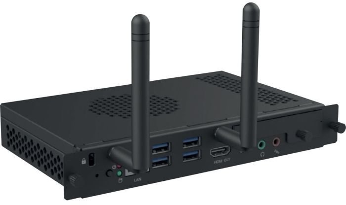 Avocor AVC-OPSI7-G12 - Modularne cyfrowe urządzenie do oznakowania - 16 GB RAM - Intel Core i7 - SSD - 256 GB - Windows 11 Pro - 4K UHD (2160p) - 60 BpS - Čierny