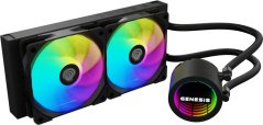 Genesis Hydria 240 ARGB Czarne (NLG-2319)