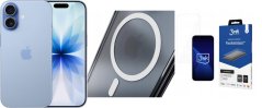 Apple iPhone 17 8/256GB Niebieski (MG6L4ZD/A) + FlexibleGlass + Etui Armor MagCase