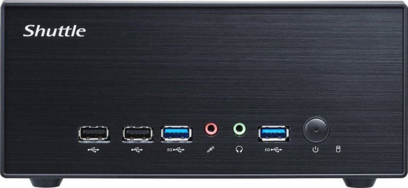 Shuttle XP slim XH610G2 komputer typu barebone Komputer stacjonarny Čierny Intel H610 LGA 1700