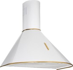 Akpo Chimney Hood Akpo WK-4 Dandys GOLD 60 cm 450 m3/h  White