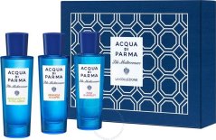Acqua Di Parma Set Acqua di Parma: Blu Mediterraneo Bergamotto di Calabria, Eau De Toilette, Unisex, 30 ml + Blu Mediterraneo Arancia di Capri, Eau De Toilette, For Men, 30 ml + Blu Mediterraneo - Fico di Amalfi, Eau De Toilette, Unisex, 30 ml Unisex MEN