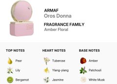 Armaf Armaf, Oros Donna, Eau De Parfum, For Women, 100 ml For Women WOMEN