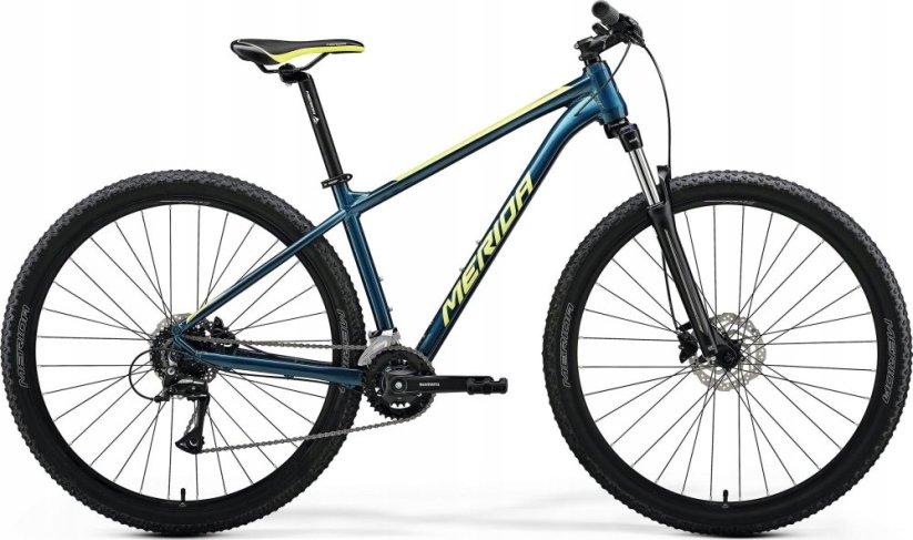 Merida Dviratis Merida Big.Nine 20 VI1 teal-blue(lime)-43 cm / M (Dydis: 43 cm / M)