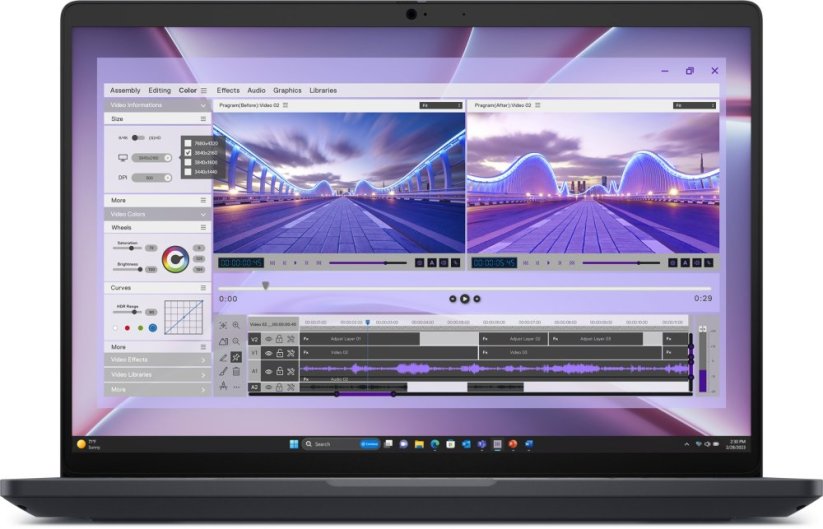 Dell DELL Pro Max 16 MC16250 Intel Core Ultra 7 265H 40,64cm 16Zoll FHD+ 32GB 1TB SSD Nvidia RTX 2000 WLAN Backlit Kb W11P 3Y Basic Ons