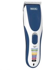 Wahl Plaukų Kirpimo Mašinėlė - Wahl Color Pro Cordless 9 Ilgiai Sidabrinė/Mėlyna