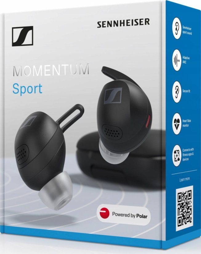 Sennheiser Sennheiser MOMENTUM Sport - Słuchawki bezprzewodowe TWS - black