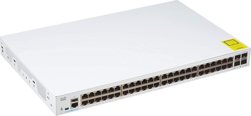 Cisco Cisco switch CBS250-48P-4G, 48xGbE RJ45, 4xSFP, PoE+, 370W (CBS25048P4GEURF)