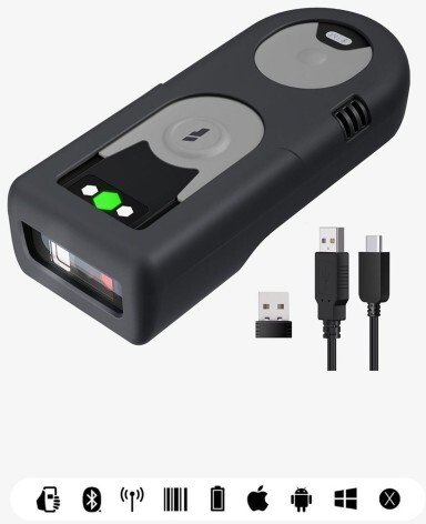 Inateck Barcodescanner 43 Sivý [BCST-43_gray]