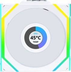 Lian Li UNI FAN SL Wireless LCD 120 Reverse Blade Biely (12RSLLCD1W1W)