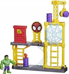 Marvel Marvel Spidey and His Amazing Friends Hulk''s Smash Yard, Action/Adventure, Spider-Man & Hulk, 3 yr(s), Multicolour, Plastic