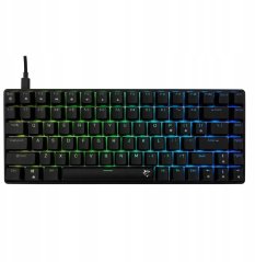 Mars Gaming White Shark Mechanical gaming keyboard HAMACHI RGB, US, blue switch, black (HAMACHI-B-US)
