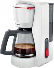 Bosch Ekspres przelewowy Bosch MyMoment TKA3M131 sklenený dzbanek 1,4l Aroma Biely