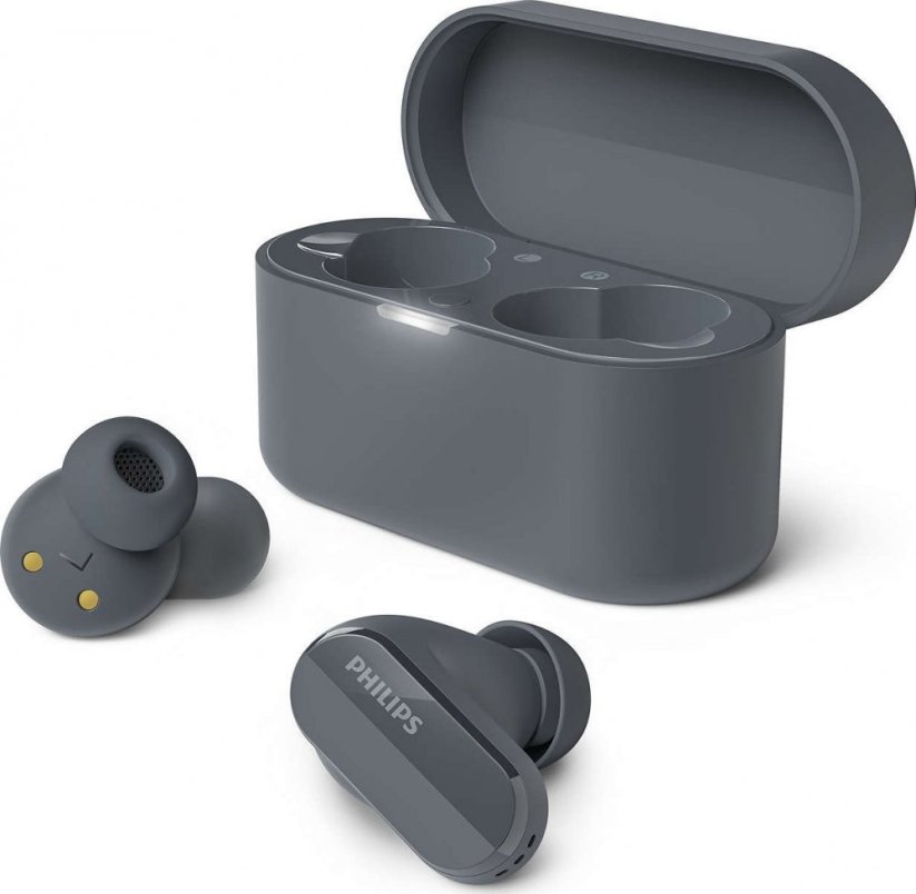 Philips SŁUCHAWKI PHILIPS DOUSZNE BEZPRZEWODOWE TWS BLUETOOTH TAT3508BK