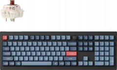 Keychron Keychron - V6 Max QMK/VIA Wireless Custom Mechanical Keyboard - Klawiatura mechaniczna Fully Assembled Knob Brown