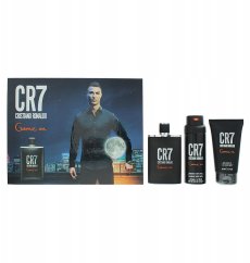 Cristiano Ronaldo Set : CR7 Game On, Eau De Toilette, For Men, 100 ml + CR7 Game On, Shower Gel, Body, 150 ml + CR7 Game On, Refreshing, Deodorant Spray, For Men, 150 ml For Men
