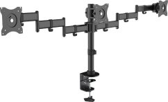 Maclean Uchwyt biurkowy na 3 monitory 13" - 27" (MC-691)