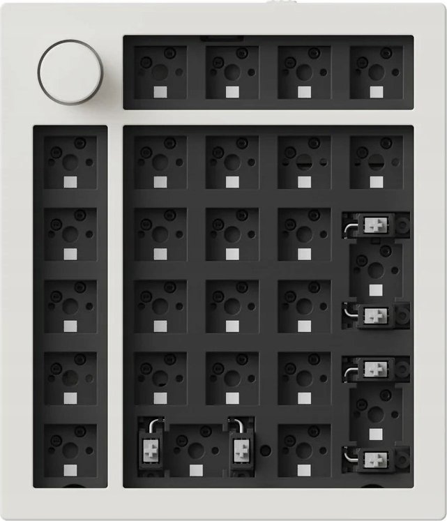 Keychron Keychron Q0 Max QMK Custom Number Pad Barebone Knob / Shell White / Barebone