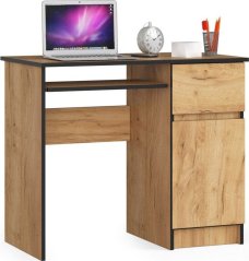 Fabryka Mebli Akord Biurko komputerowe 90 cm Piksel prawe - dub craft