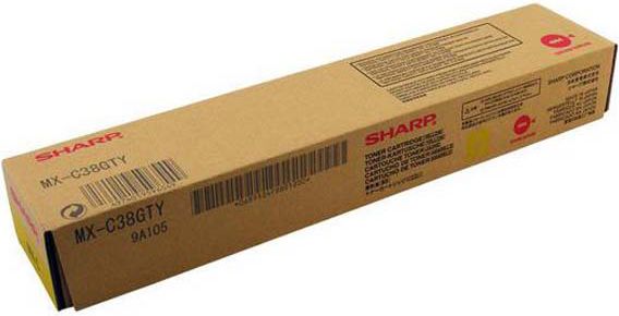 Sharp originálny toner MX-C38GTY, yellow