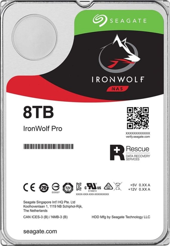 Seagate IronWolf 8TB 3.5'' SATA III (6 Gb/s)  (ST8000VNA04)
