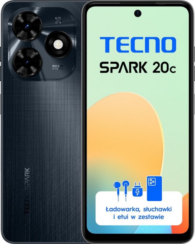 Tecno Spark 20C 4/128GB Čierny  (BG7n_128+4_GB)