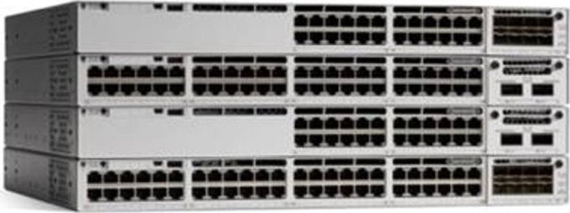 Cisco Cisco C9300L-48PF-4X-A łącza sieciowe Zarządzany L2/L3 Gigabit Ethernet (10/100/1000) Sivý