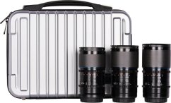 Sirui Sirui Anamorphic Lens Saturn Kit 35, 50 & 75mm T2.9 1.6x Carbon Fiber FF E-Mount (Neutral Flare)