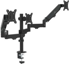 Maclean Uchwyt biurkowy na 3 monitory 17" - 27" (MC-137)