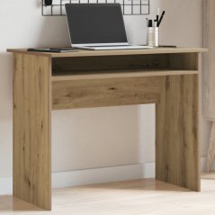 vidaXL Biurko, dub artisan, 90x50x74 cm, materiał drevopochodny