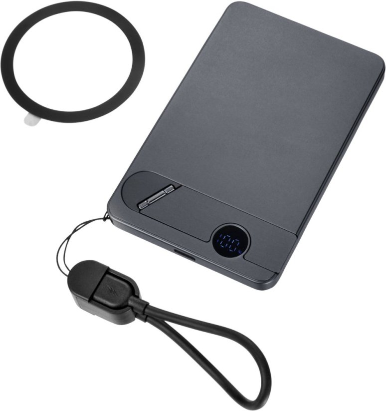 Troika POP50 5000 mAh Sivý, Čierny (POP50/TI)