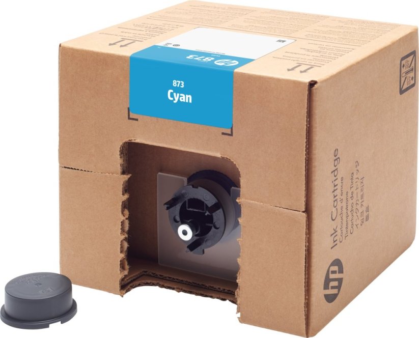 HP 873 - 3 L - Cyan - original - rokovex - Toner - do rokovex 800, 800 W (4UV85A)