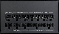 Lian Li SX Series 80 PLUS Prokovinum Zasilacz, w pełni modularny, PCIe 5.1, ATX 3.1 - 1.200 Watt, Čierny