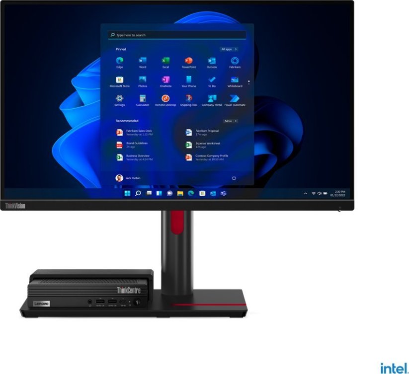 Lenovo LENOVO LCD ThinkCentre TIO Flex 24i - 23.8",IPS,16:9,1920x1080,6ms,250 nits,1000:1,HDMI,DP, VGA,VESA,3Y