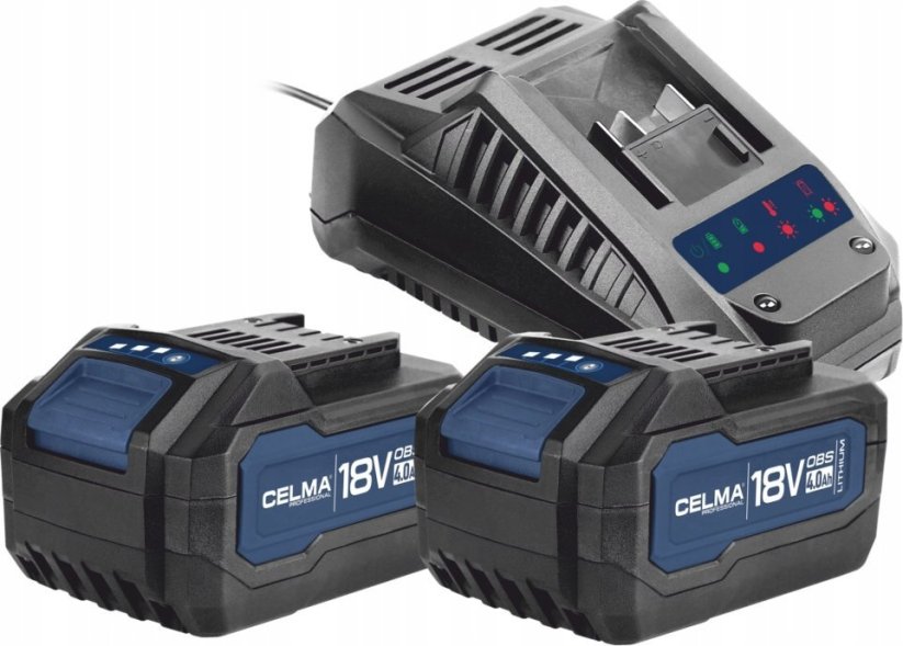 Celma OBS-18V 4Ah akumulátor s nabíjačkou