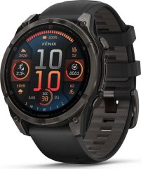 Garmin Fenix 8 47 mm AMOLED  Sapphire Carbon Grey DLC Titanium (010-02904-21)