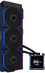 Lian Li HydroShift II AiO-chłodzenie wodne, RGB, LCD-Display - 360mm, Čierny