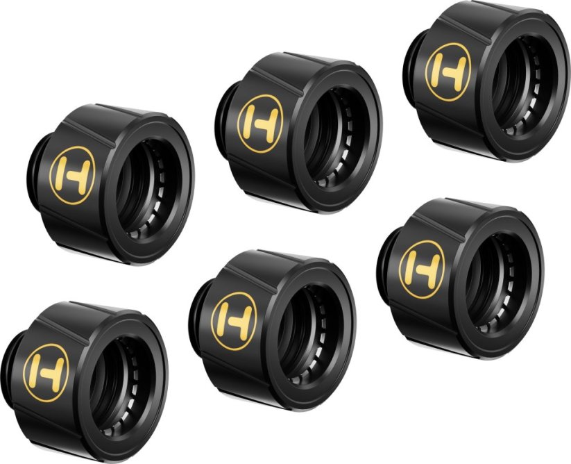 Hyte zásuvné konektory pre 14 mm rúrky - balenie 6 kusov