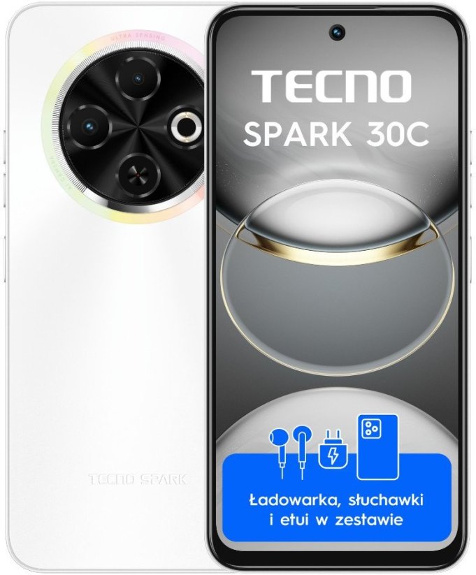 Tecno Spark 30C 8/256GB Biały  (4894947051791)