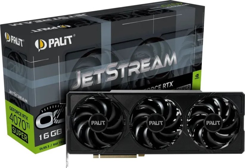 Palit GeForce RTX 4070 Ti SUPER JetStream OC 16GB GDDR6X (NED47TSS19T2-1043J)