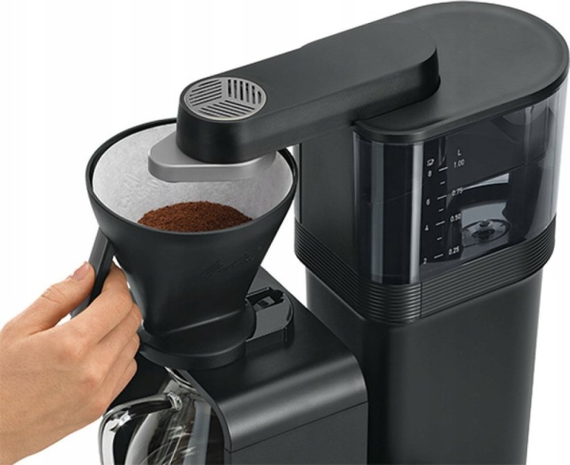 Melitta Melitta - EPOUR Czarno-srebrny - Ekspres przelewowy