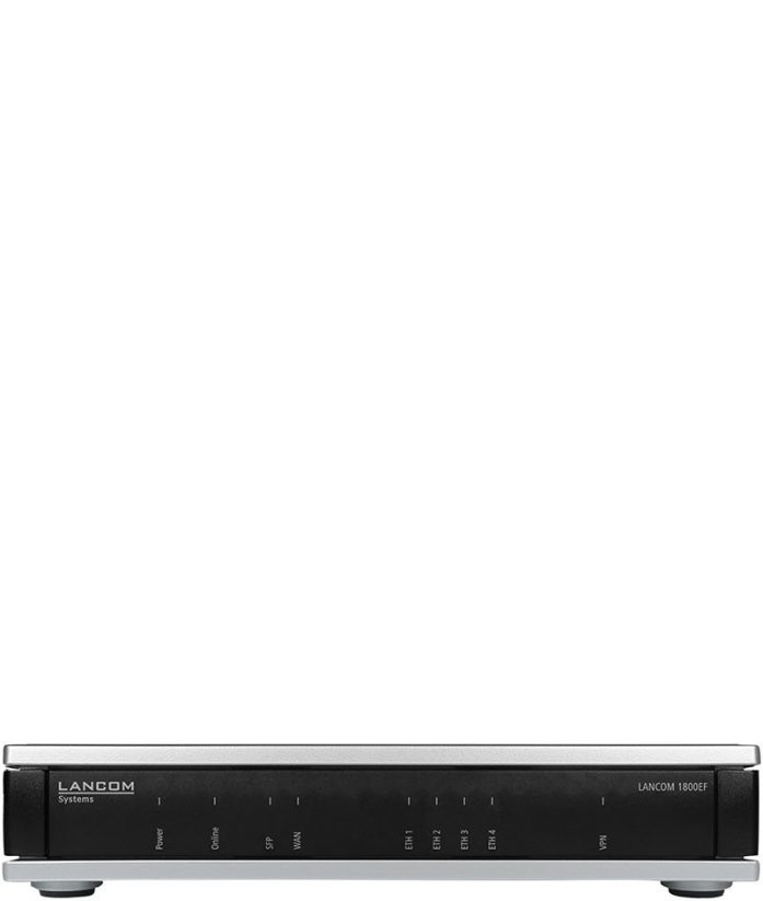 LANCOM Systems LANCOM 1800EF - Router 4-Port-Switch - 1GbE - fur LANCOM SFP-AON-1, SFP-GPON-1, SFP-LX-LC1, SFP-SX-LC1