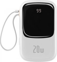 Baseus Qpow Digital Display Lightning 20000mAh Biely