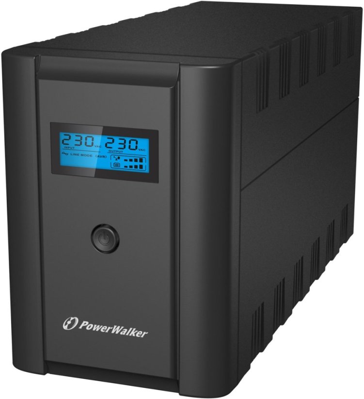 PowerWalker Zasilacz UPS VI 1200 SHL IEC UK Technologia line-interactive 1,2 kVA 600 W 6 x gniazdo sieciowe (10121012)