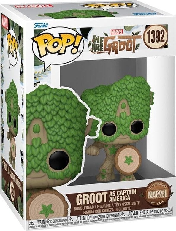 Funko Pop Funko Figurka POP Marvel: Groot jako Kapitan Amer.