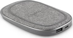 Moshi Porto Q 5K Portable Battery with Built-in Wireless Charger - Nordic Gray